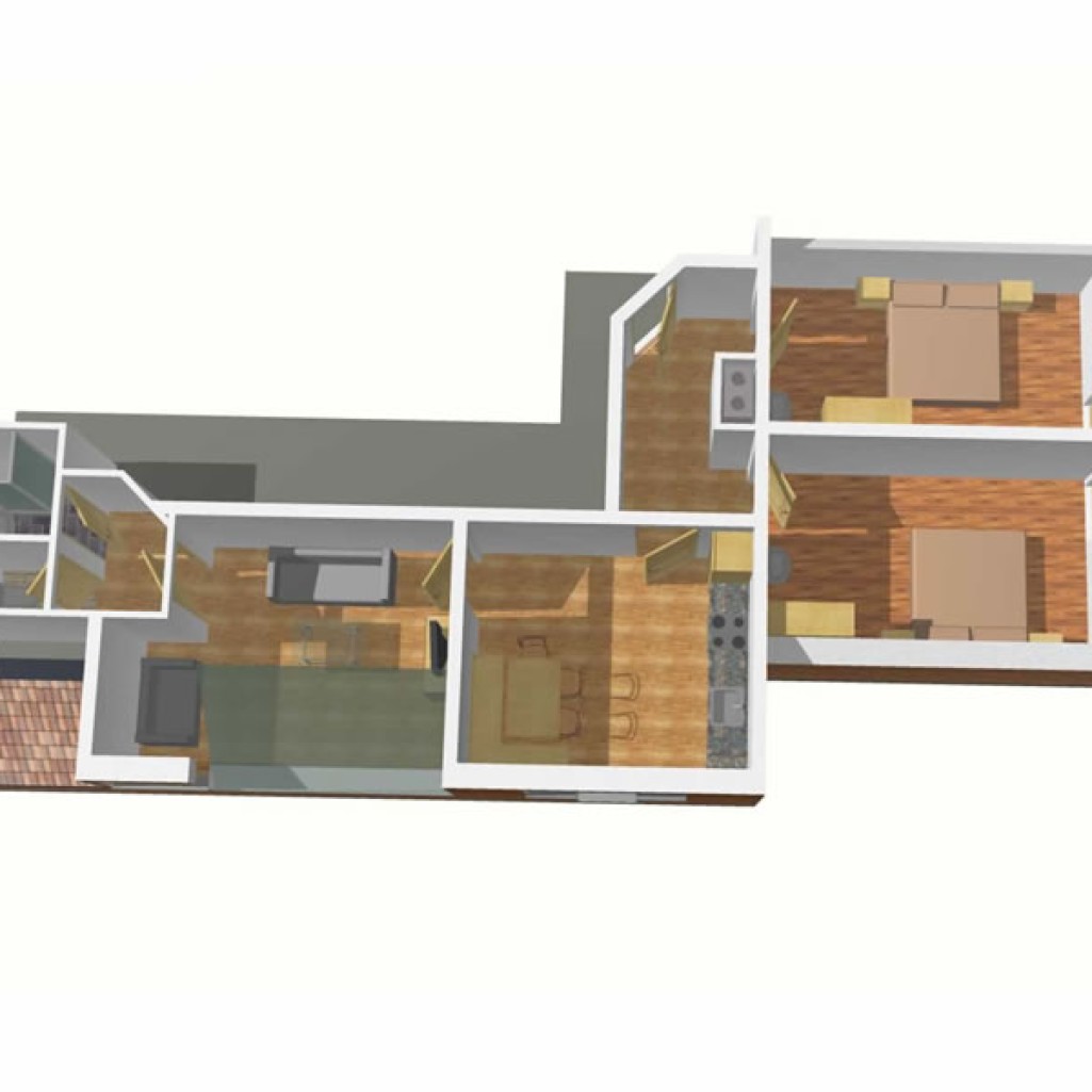 Grundriss Appartement Ahorn