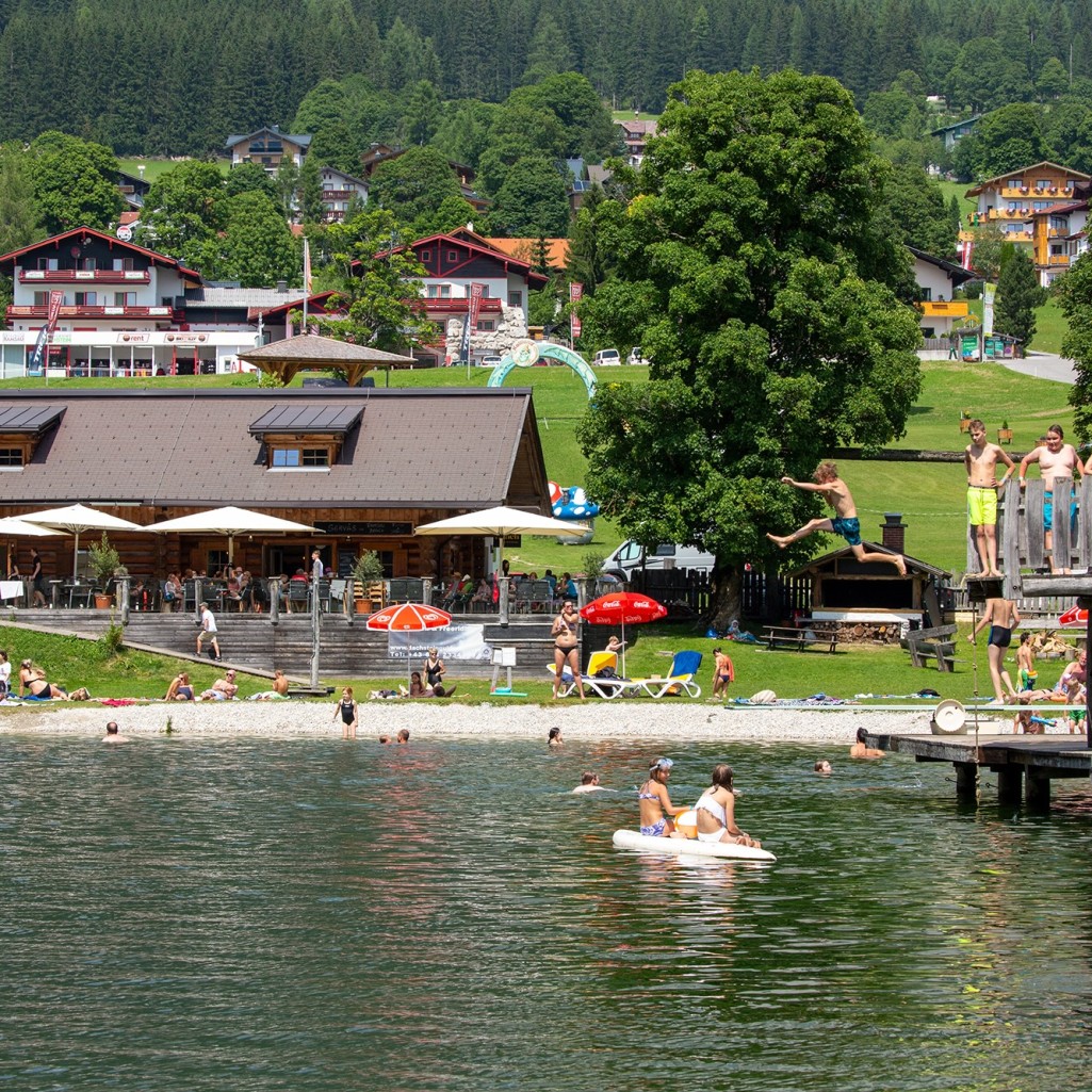 Badesee Ramsau Beach © Erlebnis Rittisberg | HP Steiner
